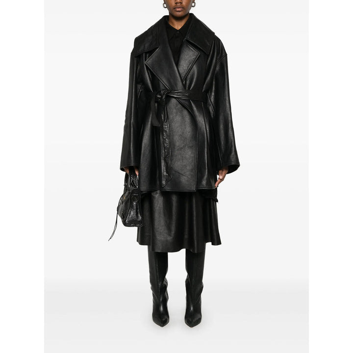 Balenciaga Black Jackets - Leather Jackets Women