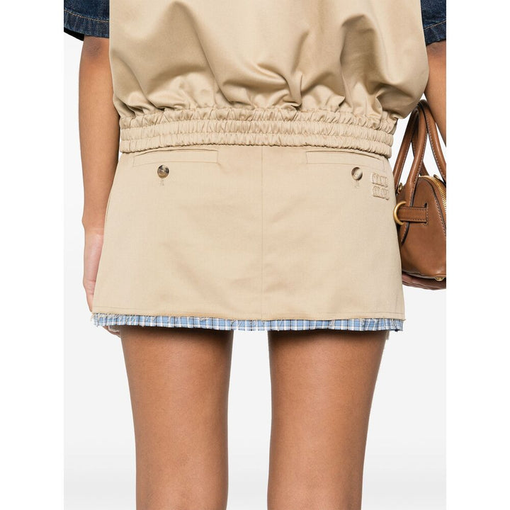 Miu Miu Neutrals Skirts - Straight Skirts Women