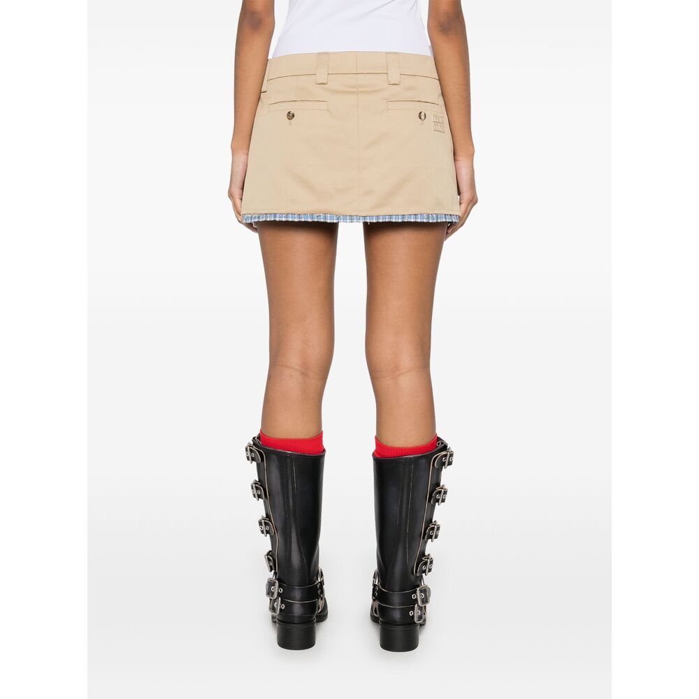 Miu Miu Neutrals Skirts - Straight Skirts Women
