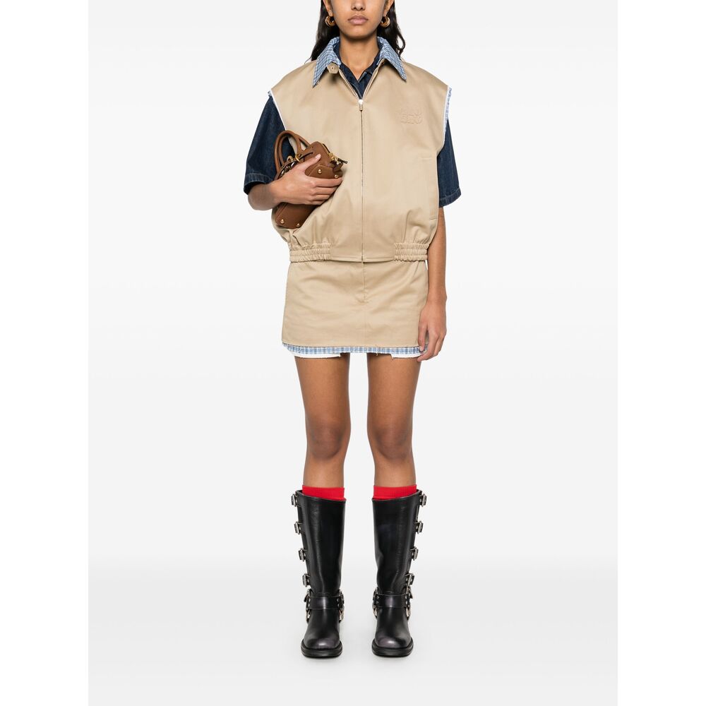 Miu Miu Neutrals Skirts - Straight Skirts Women