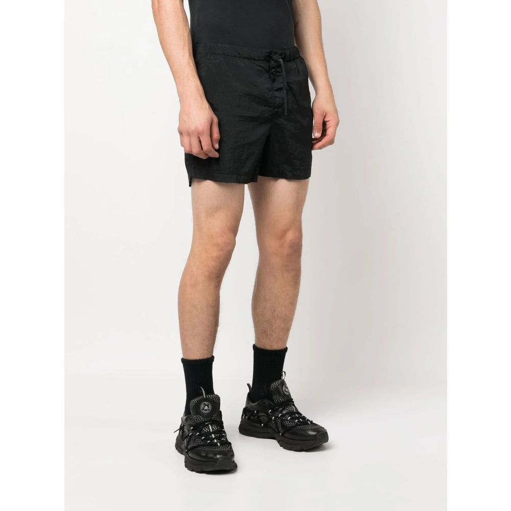 Stone Island Black Beachwear - Swim Shorts Men