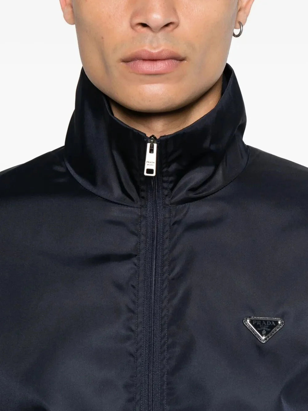 Prada Men Zipped Cardigan