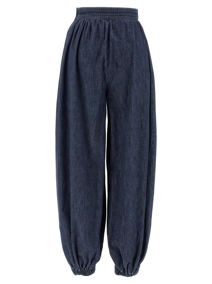 Valentino Garavani Women Valentino Garavani Denim Chambray Pants
