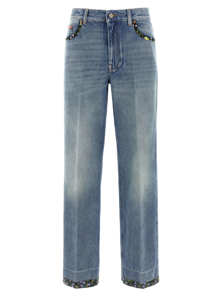 Valentino Garavani Women Valentino Garavani Floral Jeans