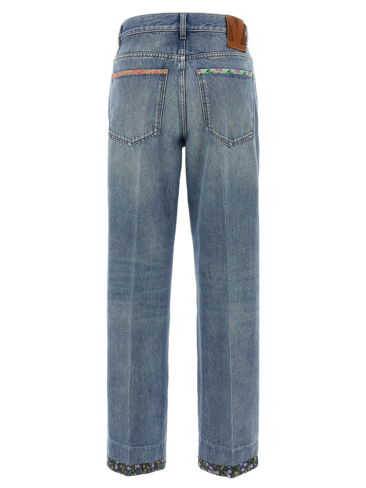 Valentino Garavani Women Valentino Garavani Floral Jeans