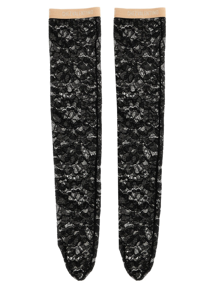 Valentino Garavani Women Leg Valentino Garavani Pizzo Rebordè