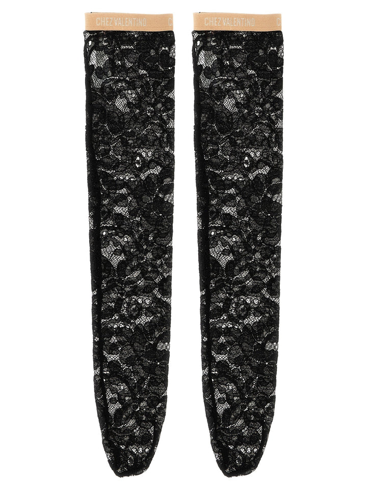 Valentino Garavani Women Leg Valentino Garavani Pizzo Rebordè