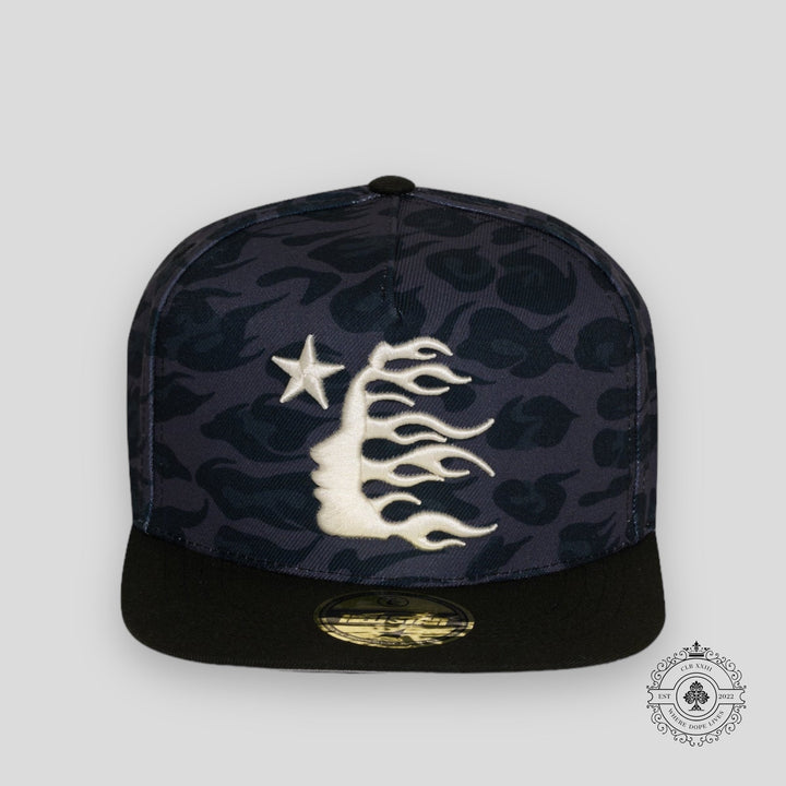Hellstar Cheetah Print Hat in Black