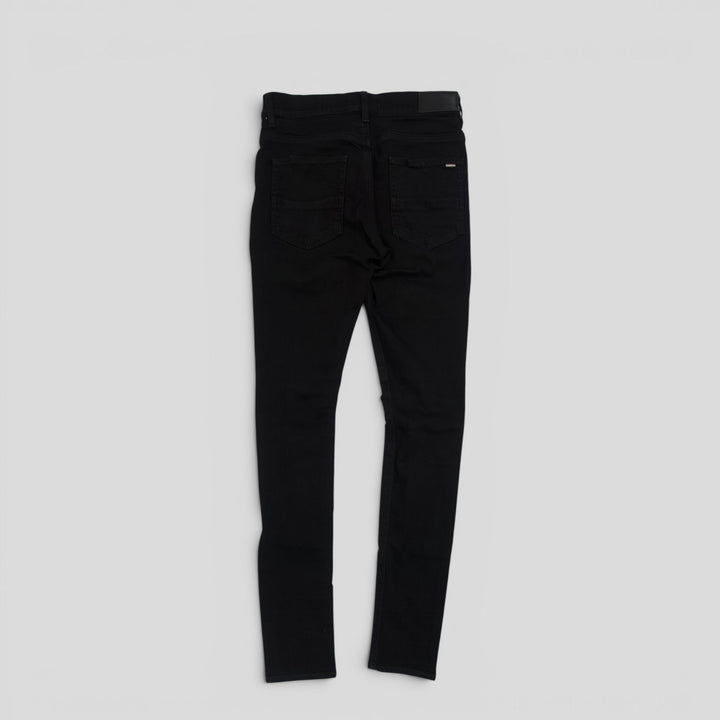 Amiri MX1 Aloha Patch Jeans in Black