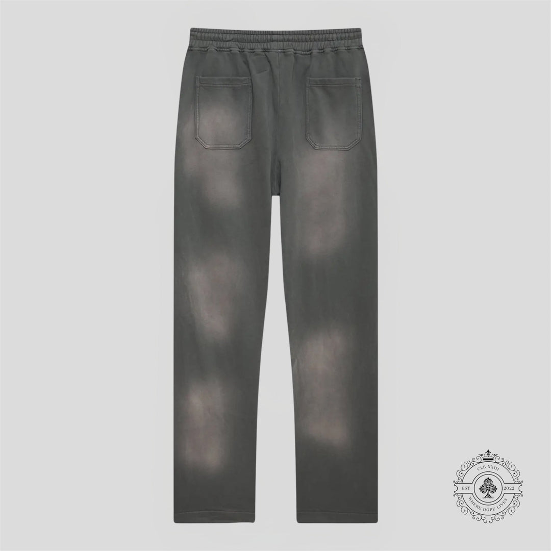 Hellstar Mirror Face Sweatpants in Grey