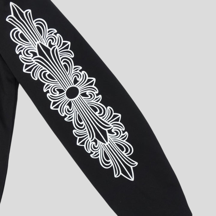 Chrome Hearts Thermal Lined Horseshoe Zip Up Hoodie