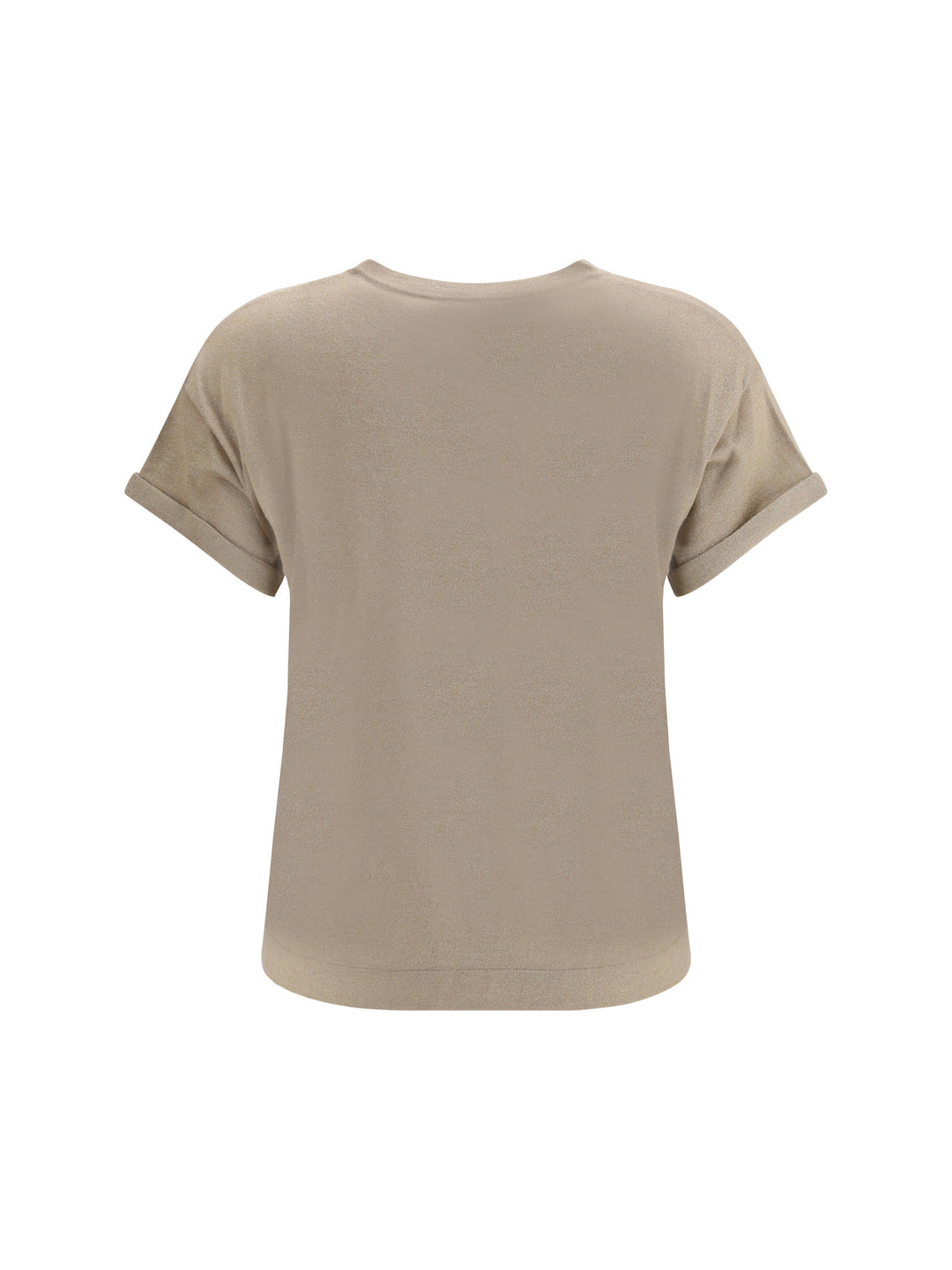 Brunello Cucinelli Women Cashmere Glitter T-Shirt