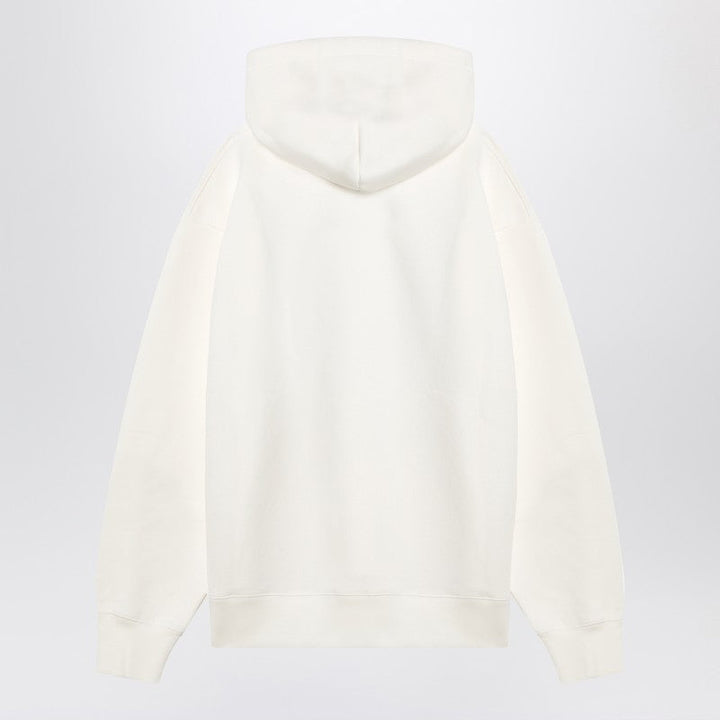 Valentino Ivory Sweatshirt With Chez Valentino Print Men