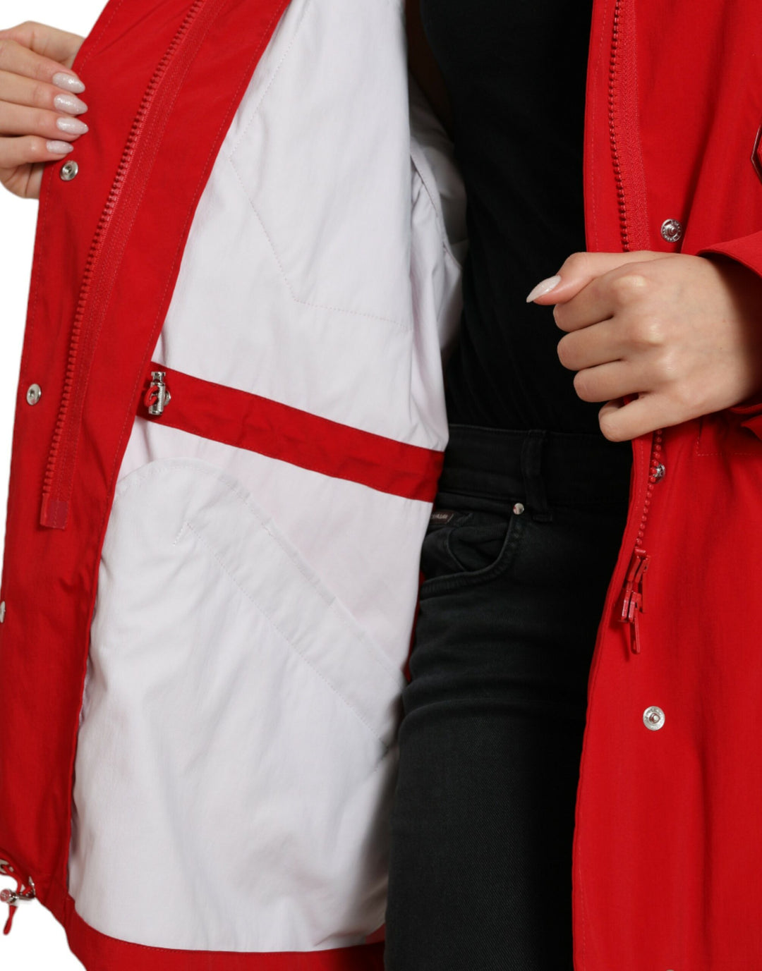 DOLCE &amp; GABBANA Chaqueta elegante de manga larga roja