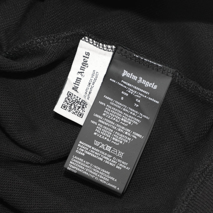 Palm Angels Logo-Print Sweatshirt Black/White