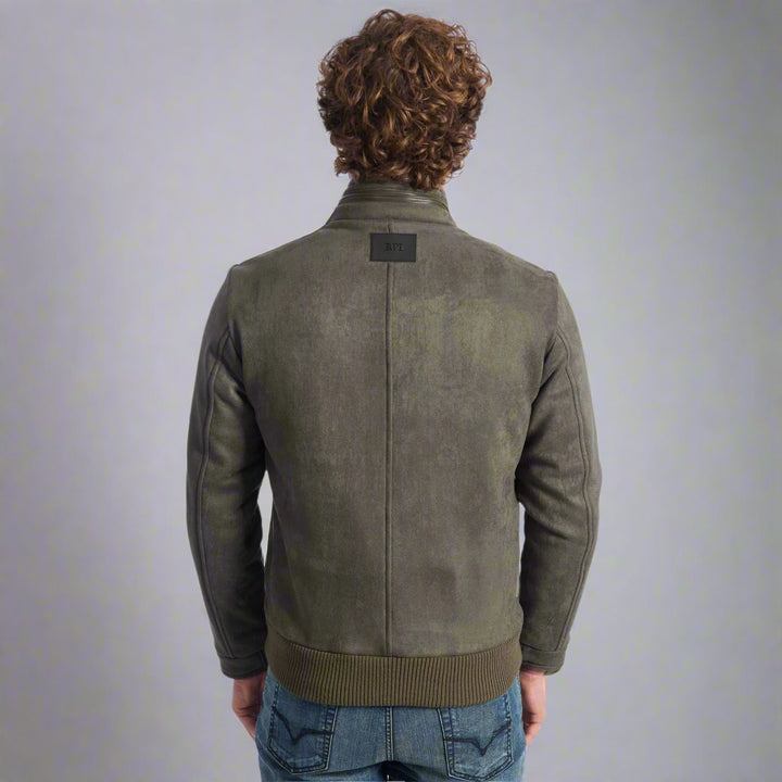 Roberto Pepe men's green blended wool Luxury Jackets