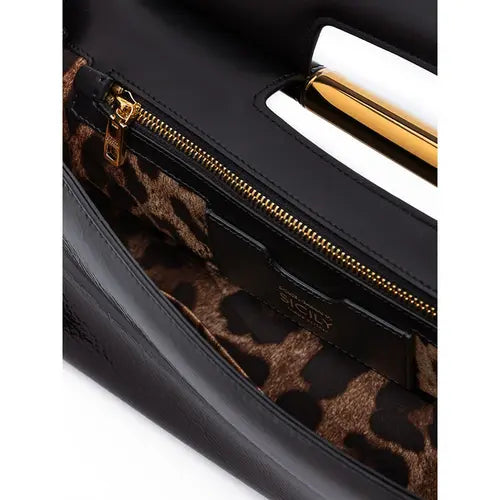 Dolce & Gabbana BLACK LEATHER HANDBAG