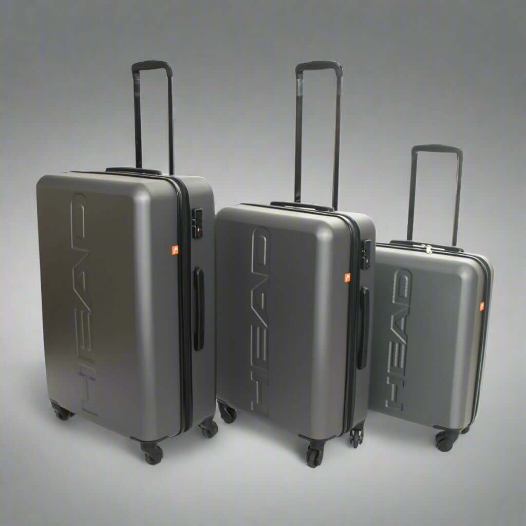 Head gray Travel bags