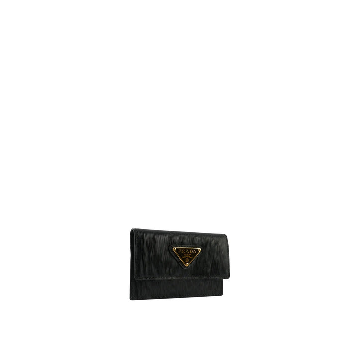 Prada Leather Card Holder Women