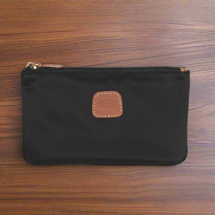 Bric's unisex black & brown synthetic & leather Handbags