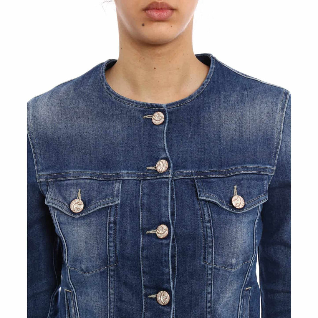 Jacob Cohen women's blue jean Jackets