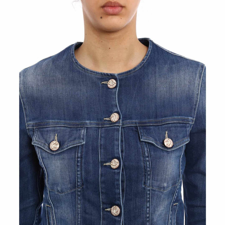Jacob Cohen women's blue jean Jackets
