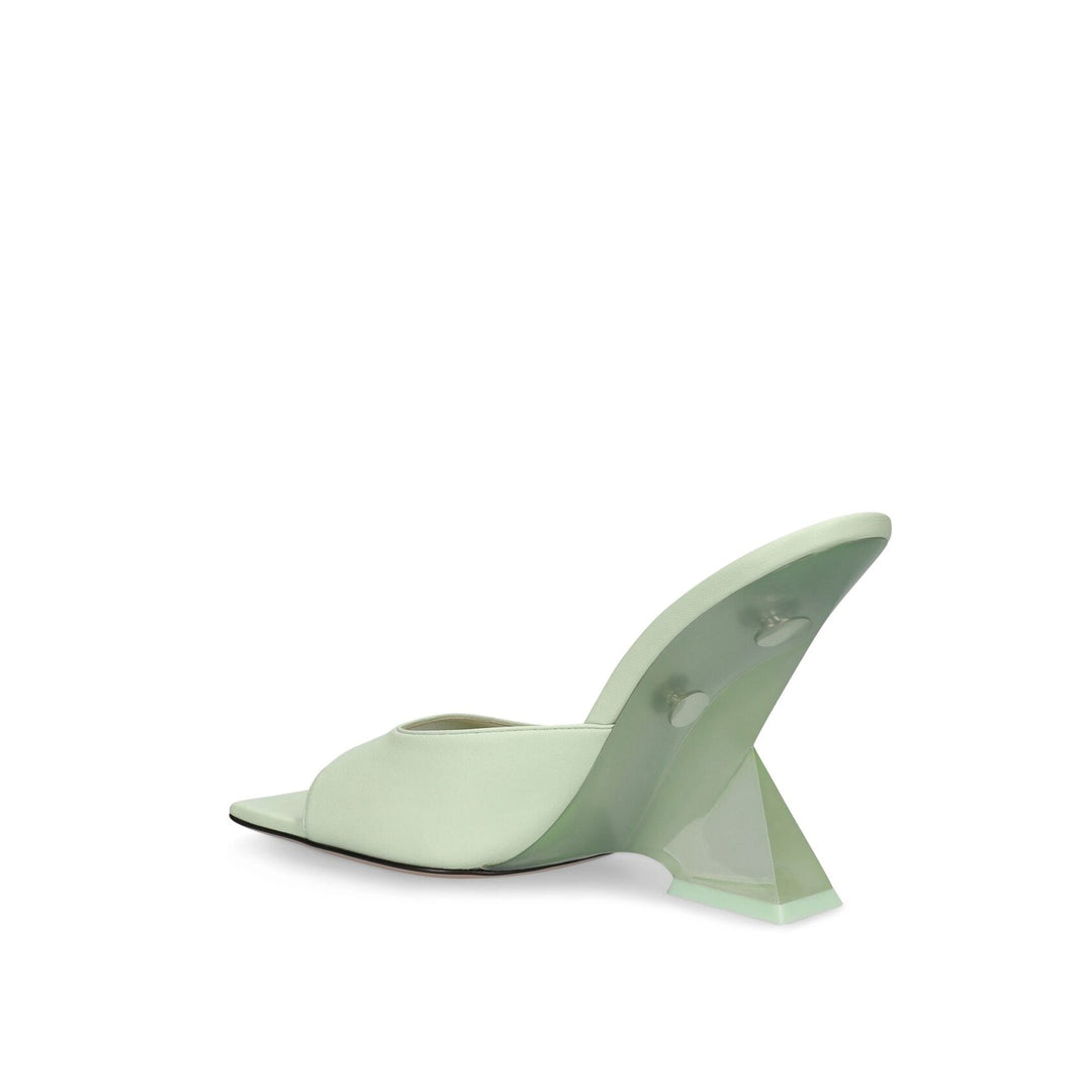 The Attico Cheope 105 Leather Sandals Women