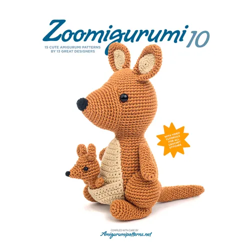 Zoomigurumi 10: 15 Cute Amigurumi Patterns by 12 Great Designers - Paperback