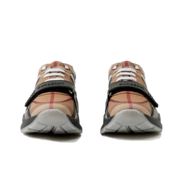 Burberry Ramsey Check Sneakers Birch Brown