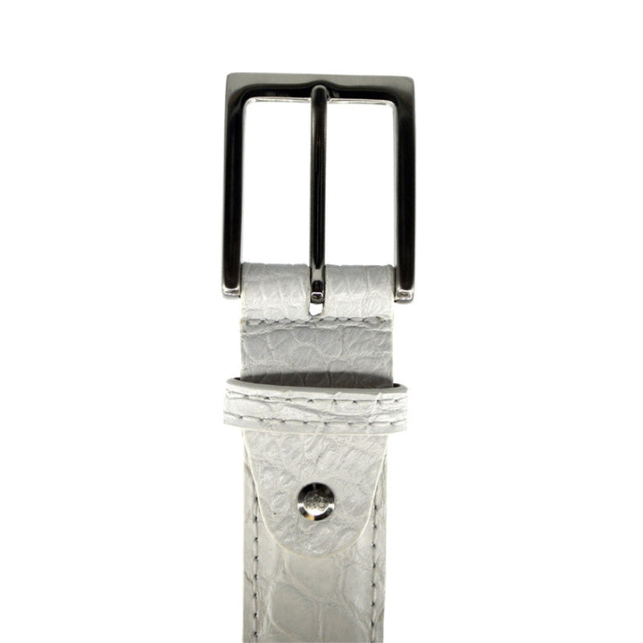 70-100-WHT ALLIGATOR Belt, White