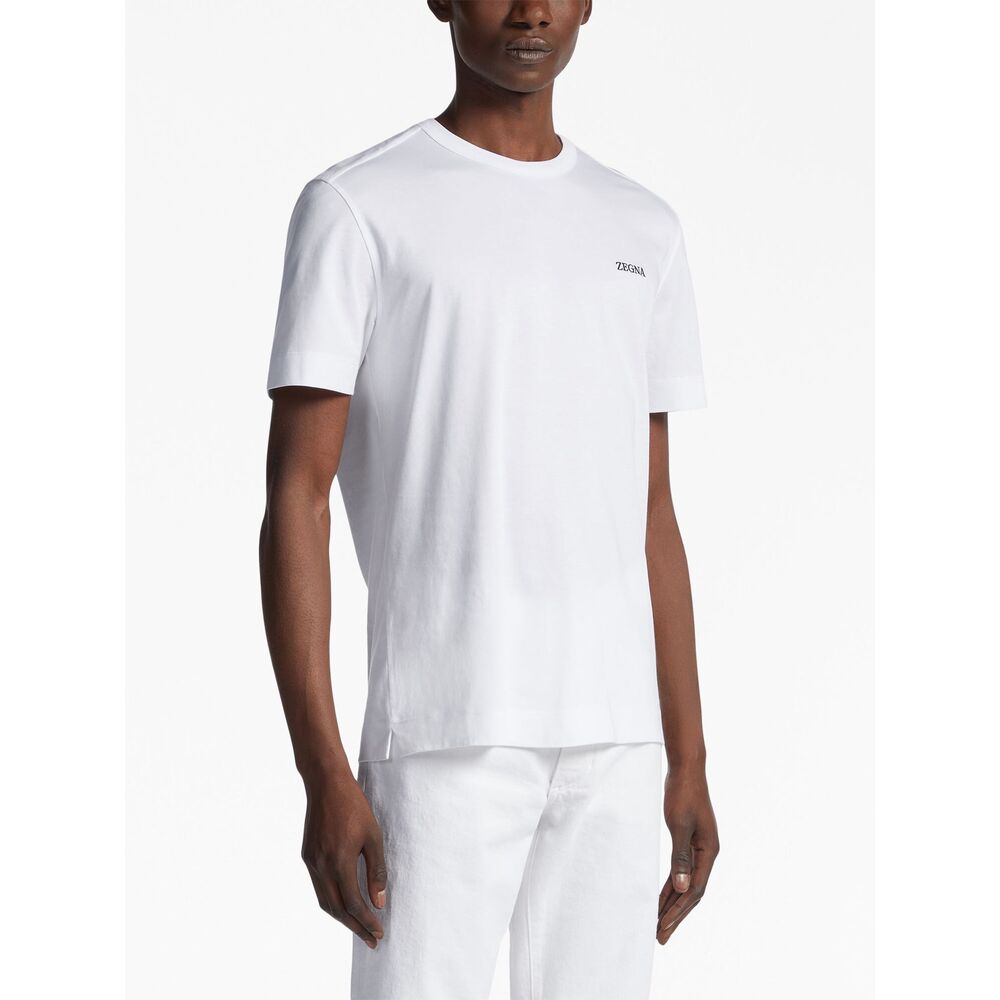 Zegna White T-Shirts & Vests - T-Shirts Men