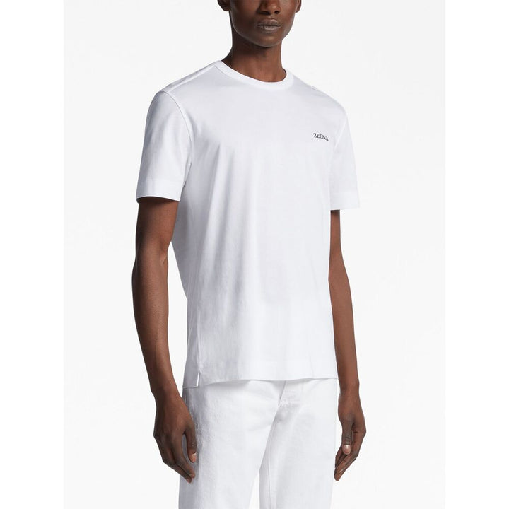 Zegna White T-Shirts & Vests - T-Shirts Men