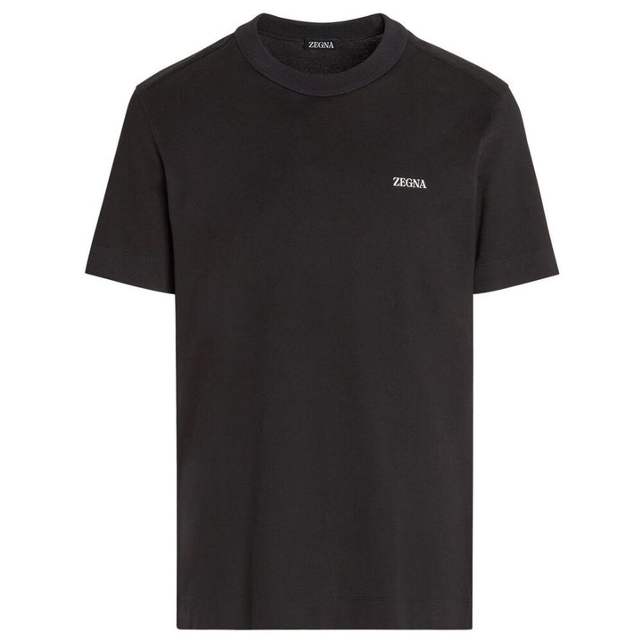 Zegna Black T-Shirts & Vests - T-Shirts Men