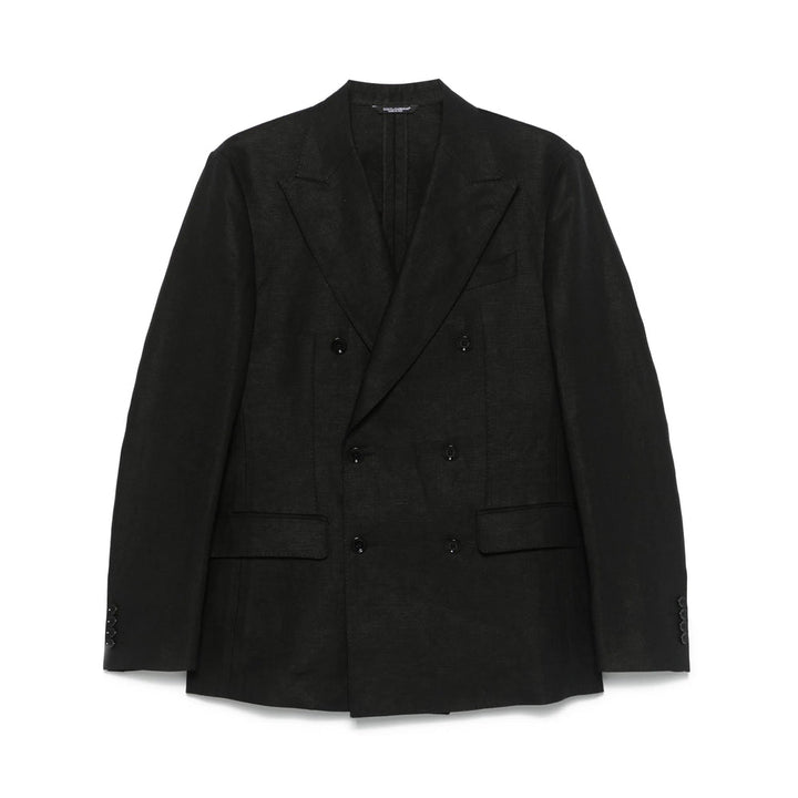 Dolce & Gabbana Black Jackets - Blazers Men