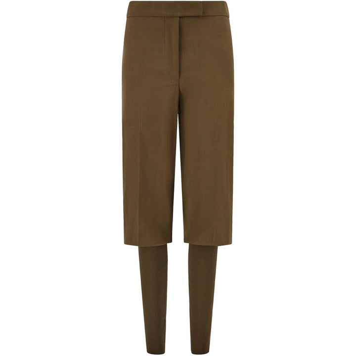 Ferragamo Green Trousers - Tailored Trousers Women