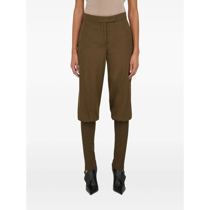 Ferragamo Green Trousers - Tailored Trousers Women