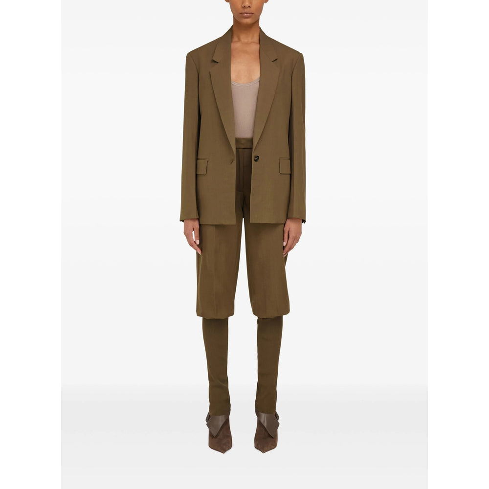Ferragamo Green Trousers - Tailored Trousers Women