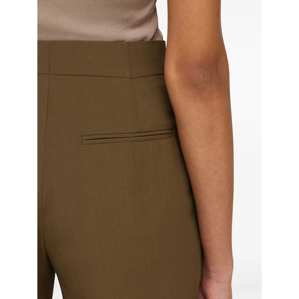 Ferragamo Green Trousers - Tailored Trousers Women