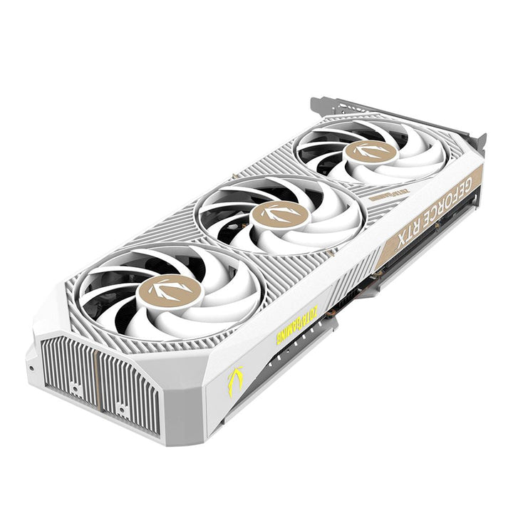 Zotac NVIDIA GeForce RTX 5070 AMP White Overclocked Triple Fan 12GB GDDR7 PCIe 5.0 Graphics Card