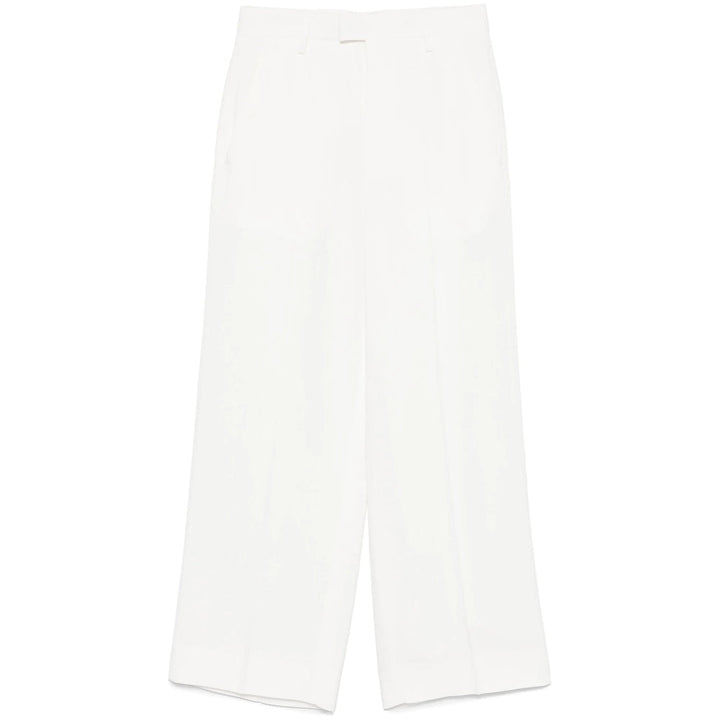 Ann Demeulemeester White Trousers - Straight Trousers Women