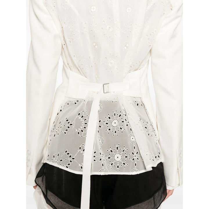 Ann Demeulemeester White Jackets - Blazers Women