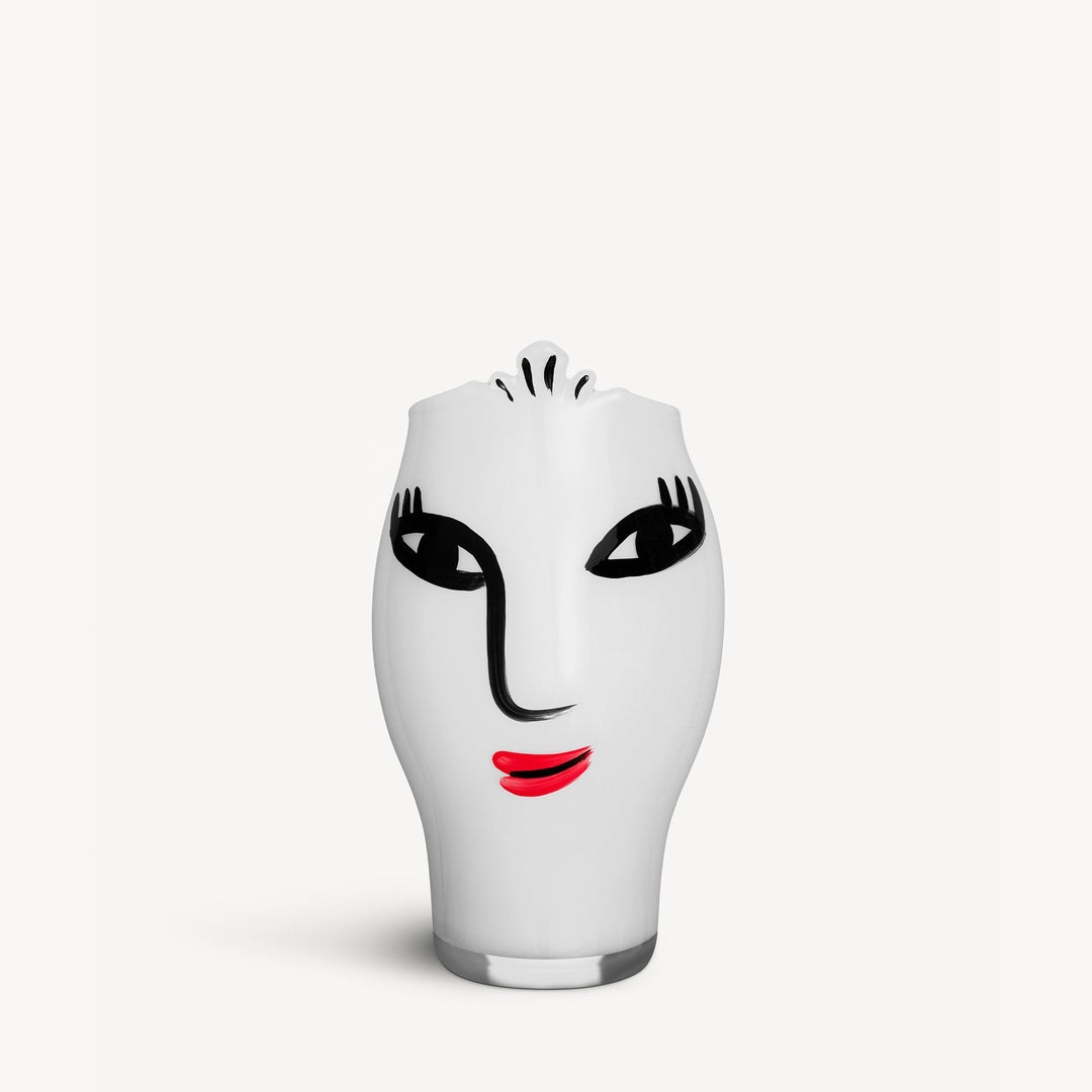 Open Minds White Vase
