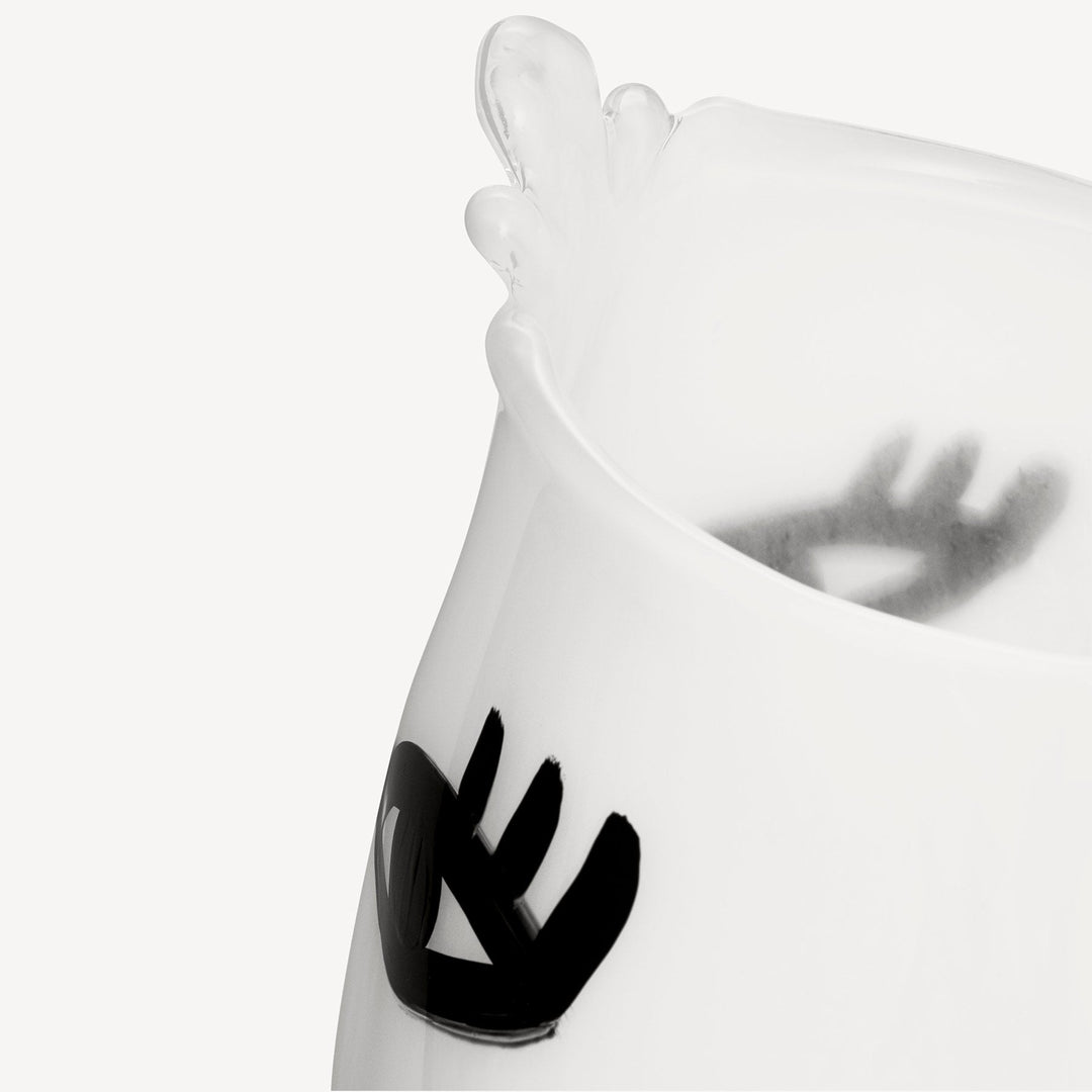Open Minds White Vase