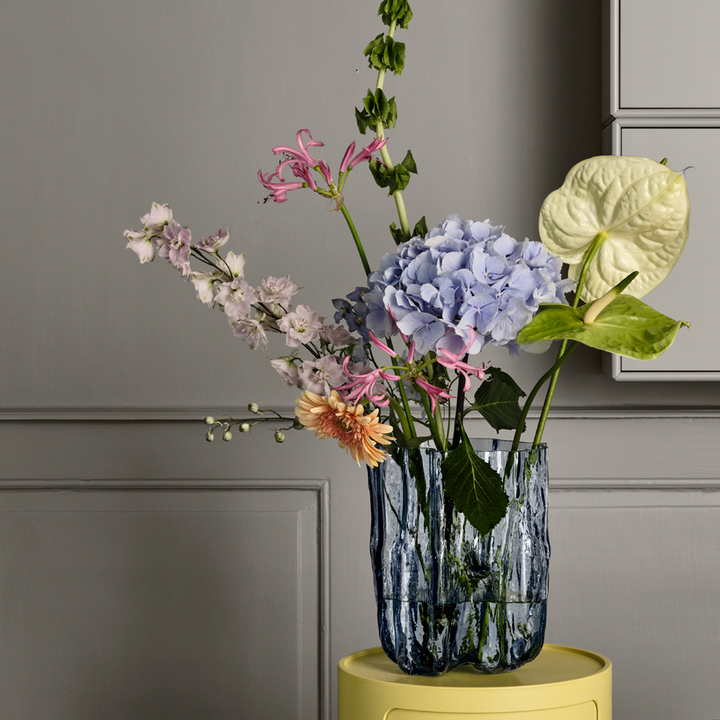 Crackle Vase Circular Tall