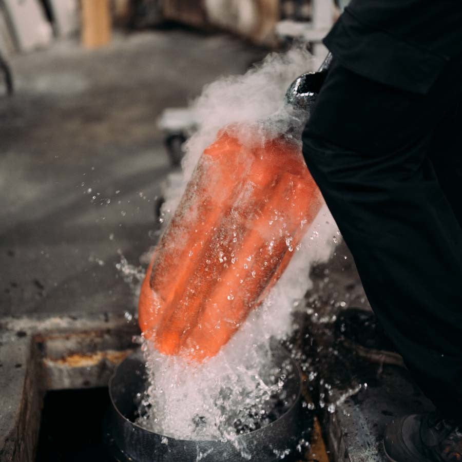 Crackle Vase Circular Tall