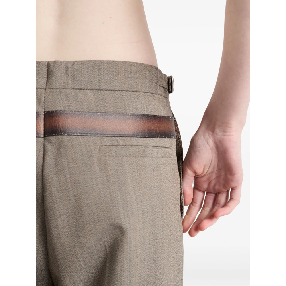 Prada Neutrals Trousers - Straight Trousers Women