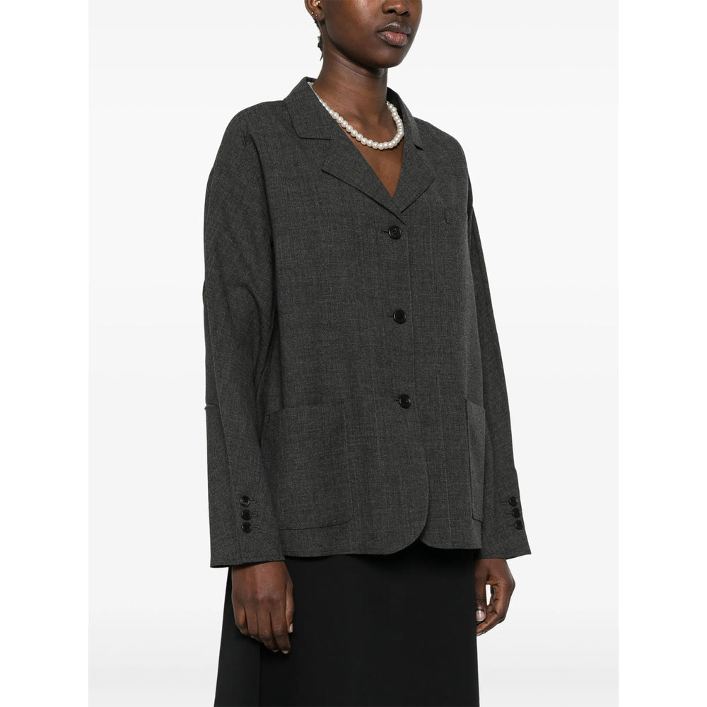 Prada Grey Jackets - Bomber Jackets Women