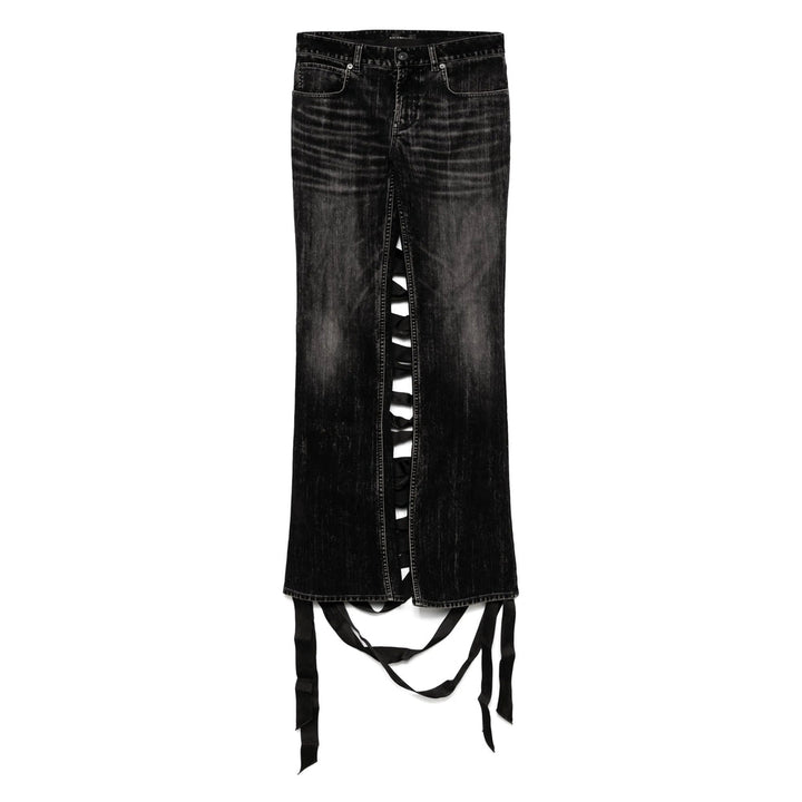 Balenciaga Black Denim - Straight-Leg Jeans Women