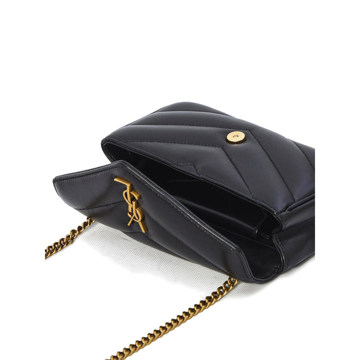 Saint Laurent Black Satchels & Cross Body Bags Women