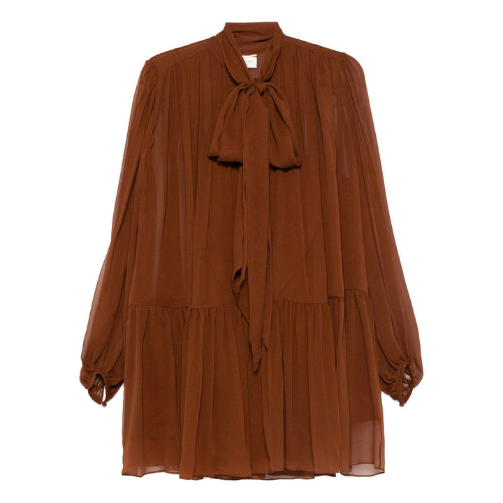 Saint Laurent Brown Dresses - Day Dresses Women